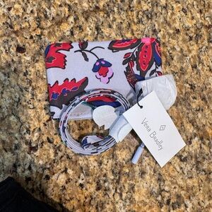 Vera Bradley Vineyard Floral— Lighten Up Card Holder and Lanyard  NWT